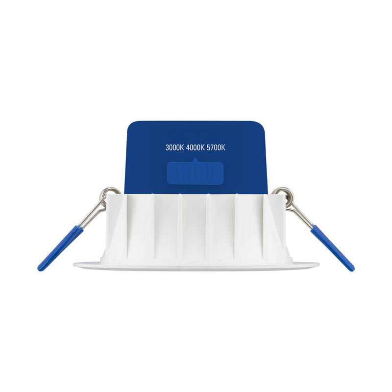 DETA 9W Tri-Colour Dimmable LED Downlight - 10 pack