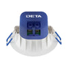 DETA 9W Tri-Colour Dimmable LED Downlight - 10 pack