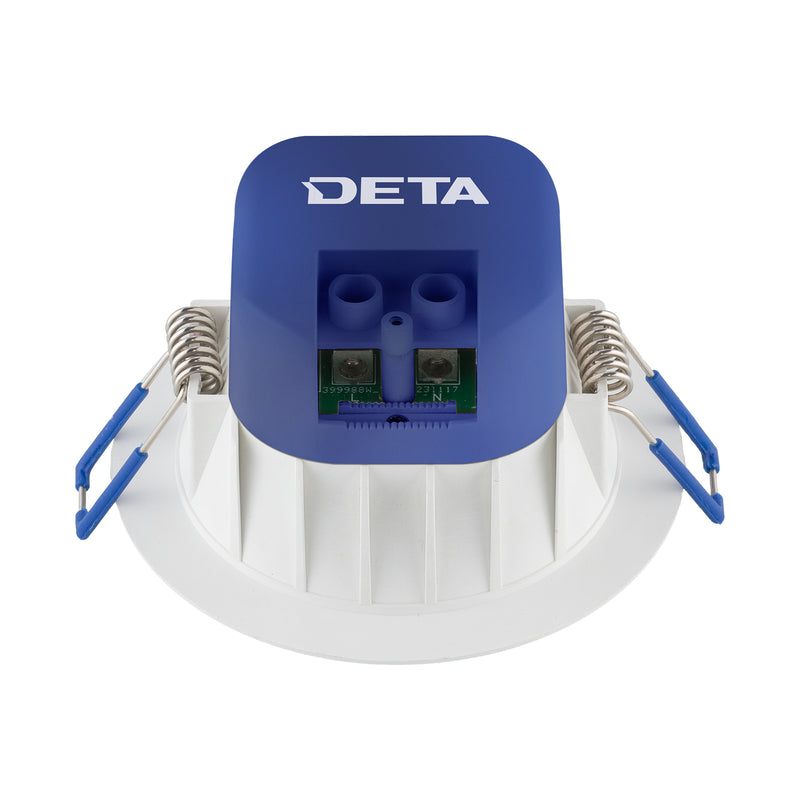 DETA 9W Tri-Colour Dimmable LED Downlight - 10 pack