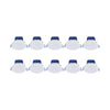 DETA 9W Tri-Colour Dimmable LED Downlight - 10 pack