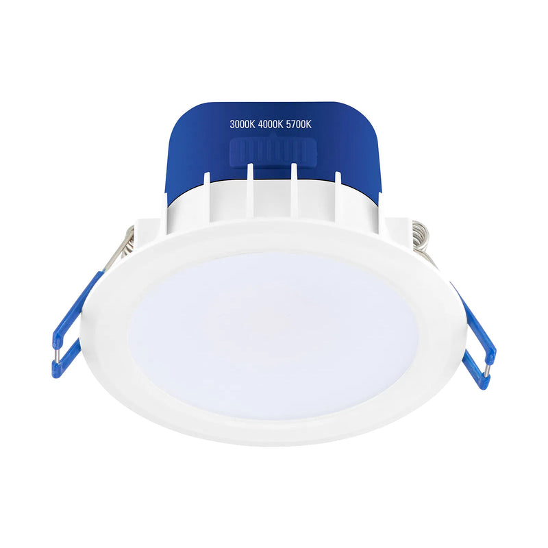 DETA 9W Tri-Colour Dimmable LED Downlight - 10 pack