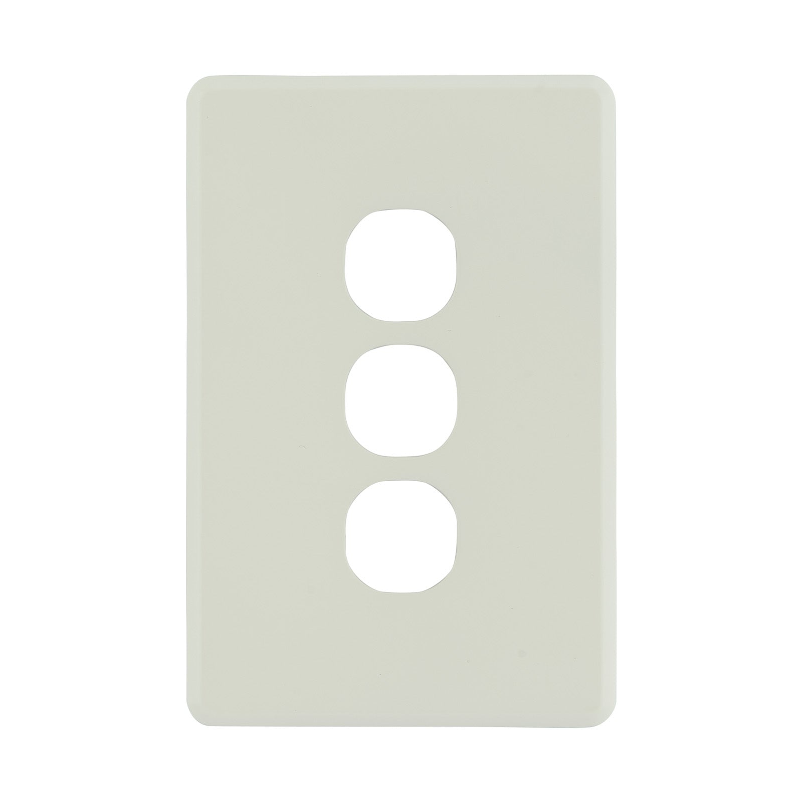 DETA Antique White S-Line 3 Gang Switch Cover Plate