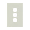 DETA Antique White S-Line 3 Gang Switch Cover Plate