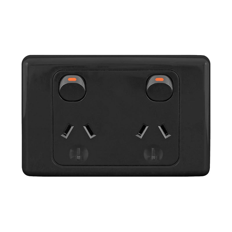 DETA Black Double PowerPoint