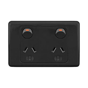 DETA Black Double PowerPoint