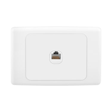 DETA Cat 6 Single Ethernet RJ45 Outlet