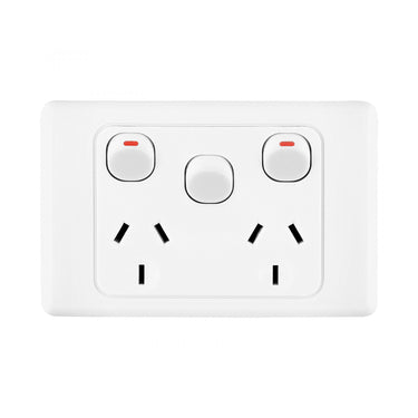DETA Double Pole Double PowerPoint with Extra Switch