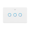 DETA Gloss White Grid Connect Smart Triple Gang Touch Light Switch