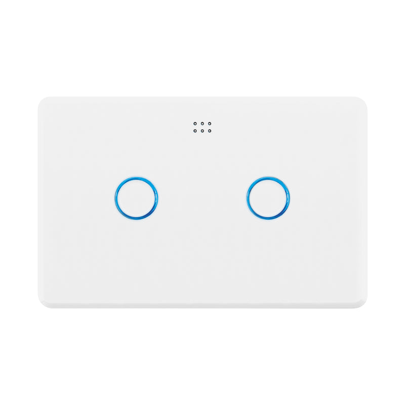 DETA Grid Connect Smart Double Gang 2 Way Touch Light Switch