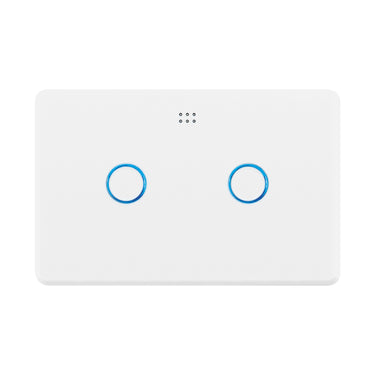 DETA Grid Connect Smart Double Gang 2 Way Touch Light Switch