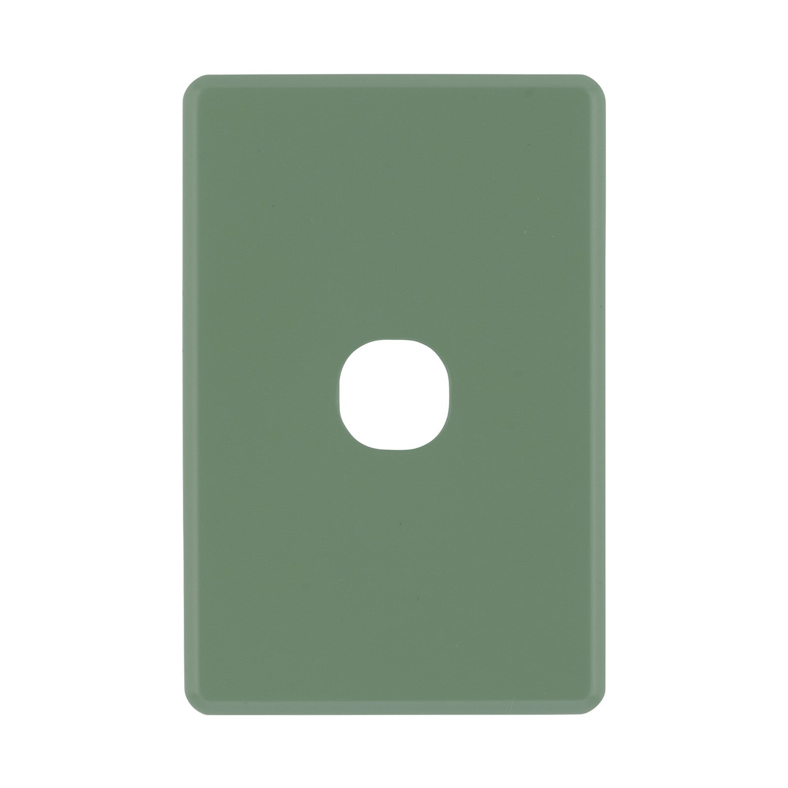DETA Jade Green S-Line 1 Gang Switch Cover Plate