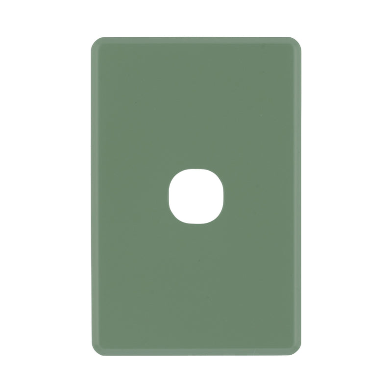 DETA Jade Green S-Line 1 Gang Switch Cover Plate