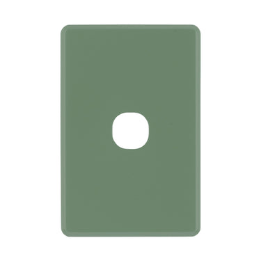 DETA Jade Green S-Line 1 Gang Switch Cover Plate