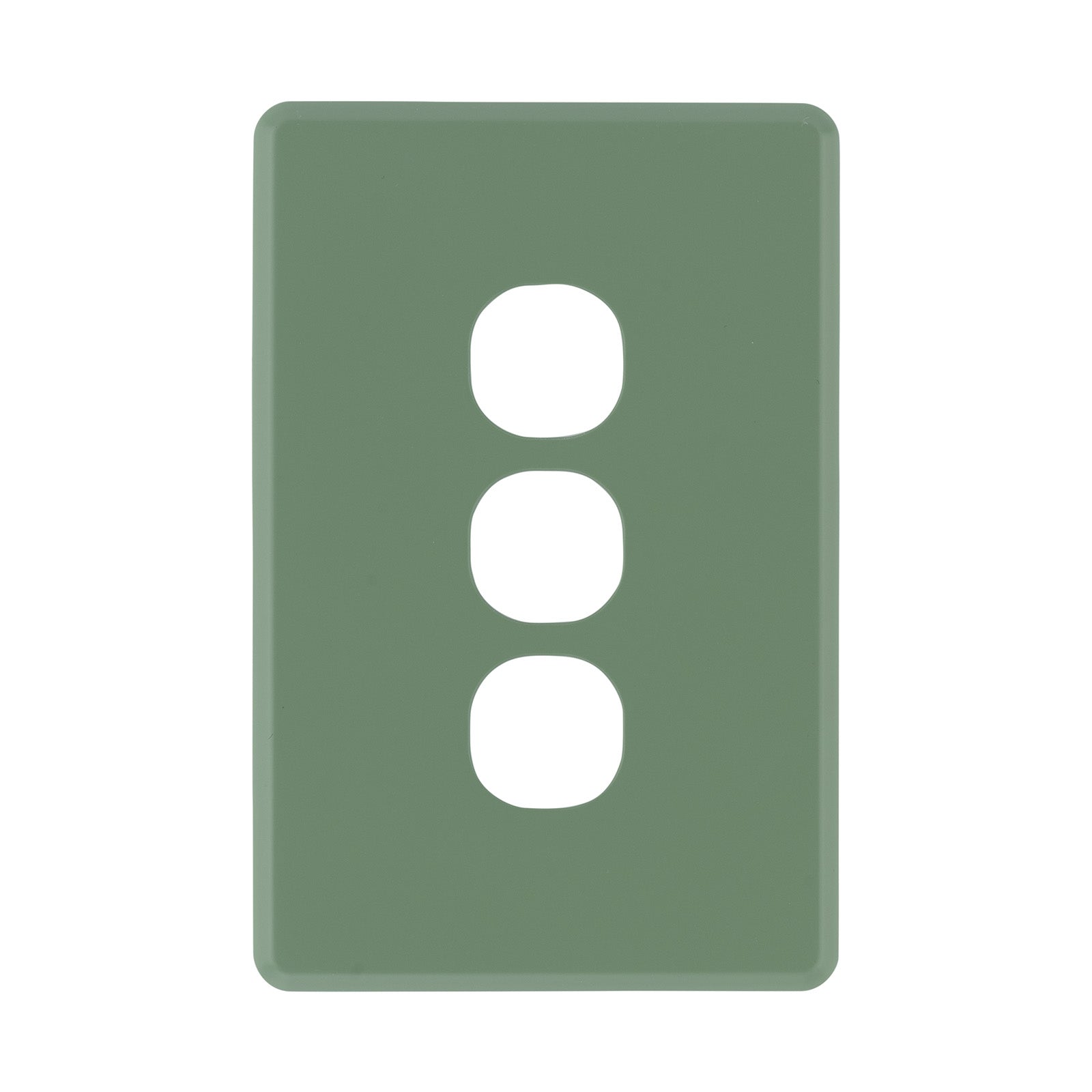 DETA Jade Green S-Line 3 Gang Switch Cover Plate