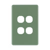 DETA Jade Green S-Line 4 Gang Switch Cover Plate