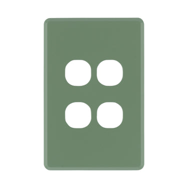 DETA Jade Green S-Line 4 Gang Switch Cover Plate