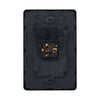 DETA Matte Black S-Line Single Vertical Wall Switch