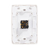 DETA Matte White S-Line Single Vertical Wall Switch