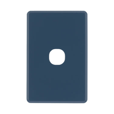 DETA Midnight Navy S-Line 1 Gang Switch Cover Plate