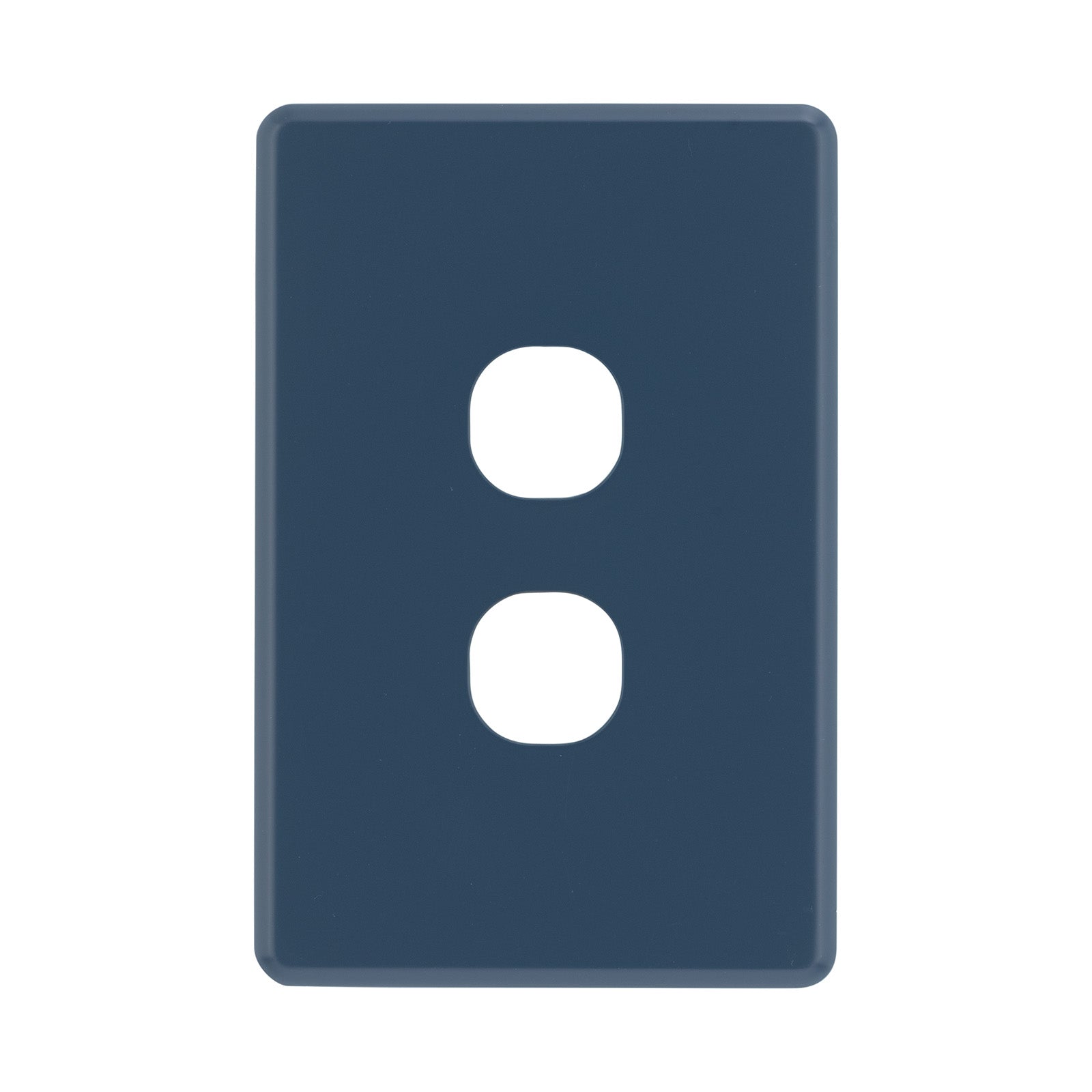 DETA Midnight Navy S-Line 2 Gang Switch Cover Plate