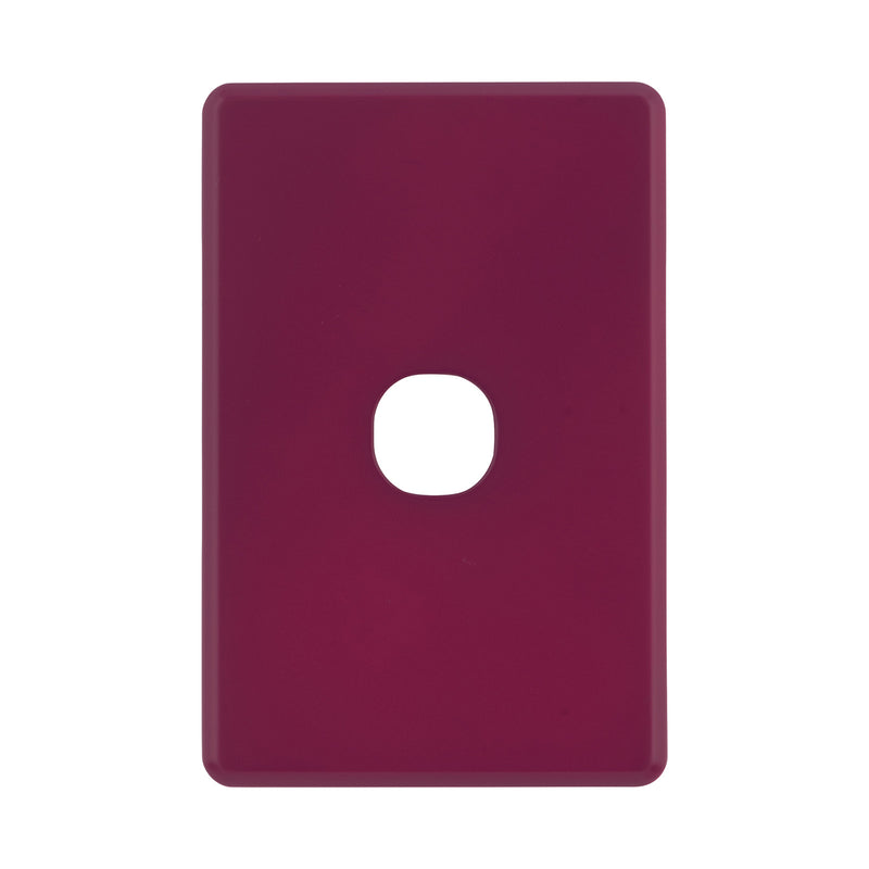 DETA Orchid Flower S-Line 1 Gang Switch Cover Plate