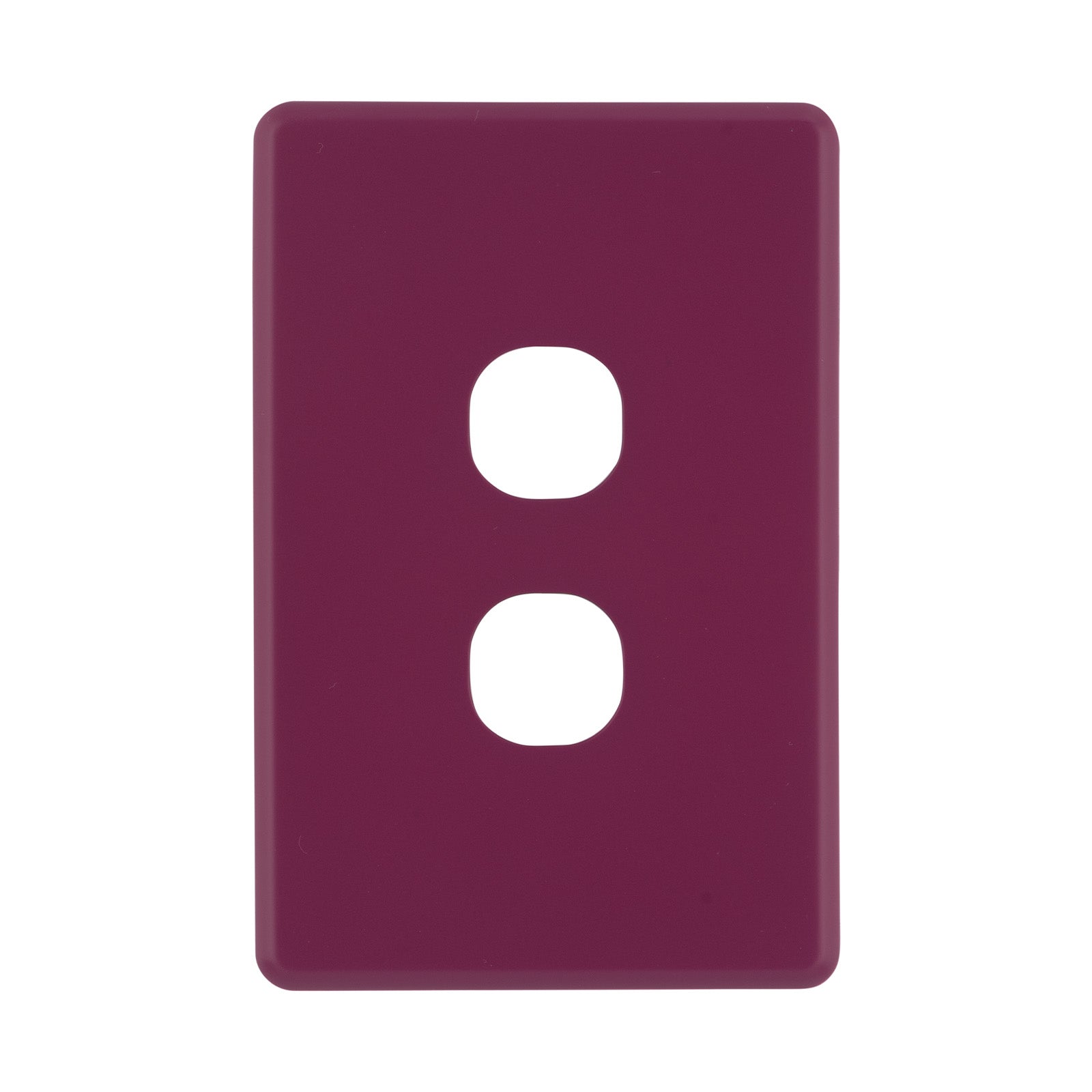 DETA Orchid Flower S-Line 2 Gang Switch Cover Plate