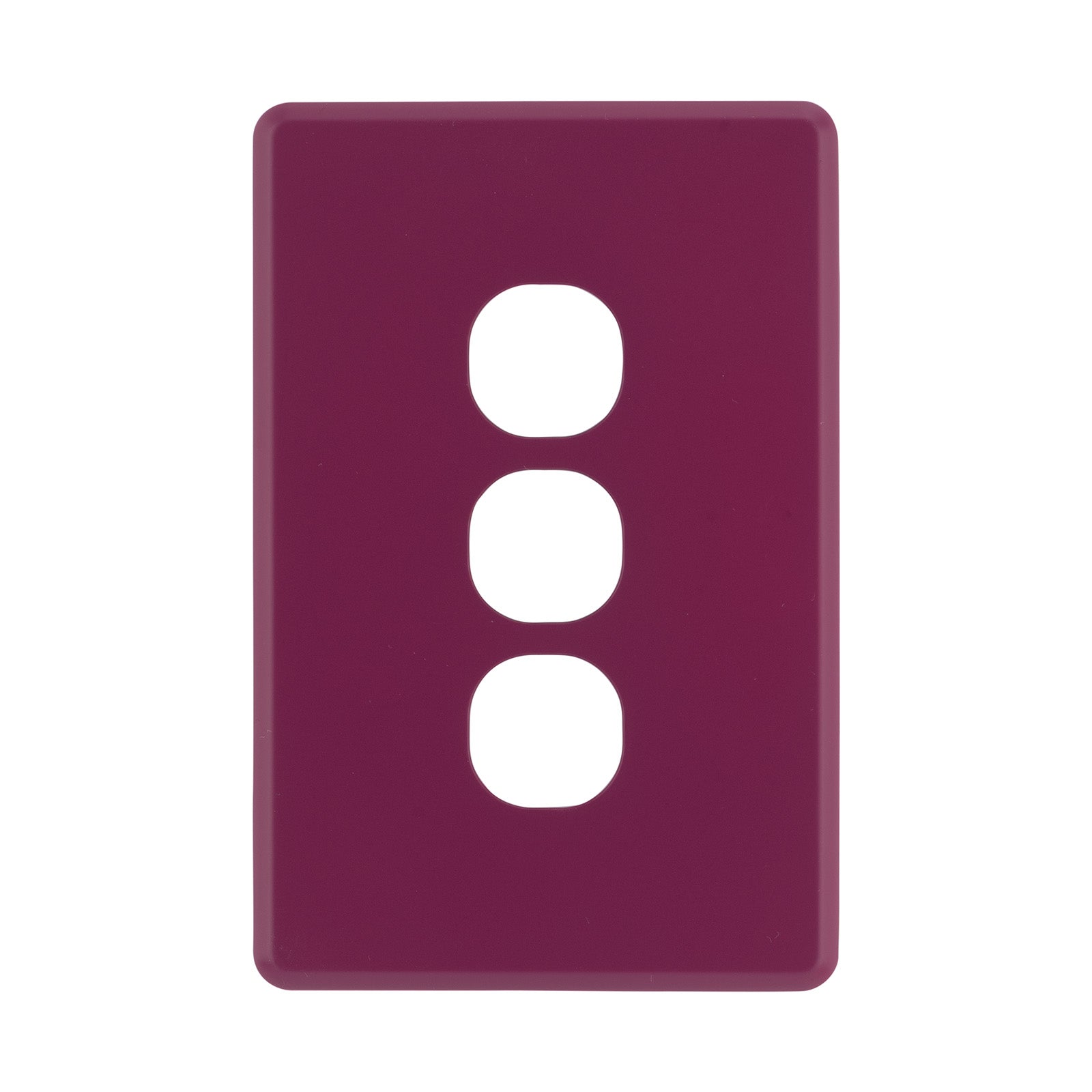 DETA Orchid Flower S-Line 3 Gang Switch Cover Plate