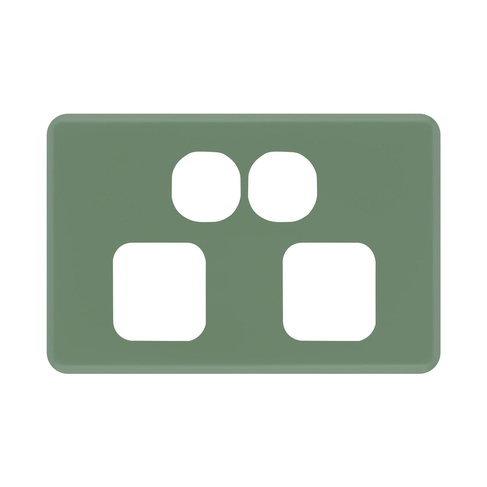 DETA S-Line Double Jade Green PowerPoint Cover Plate