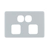 DETA S-Line Double Soft Grey PowerPoint Cover Plate