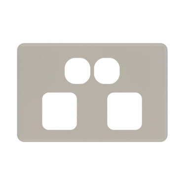 DETA S-Line Double Stone Taupe PowerPoint Cover Plate