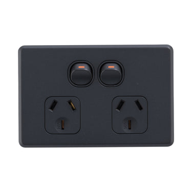 DETA S-Line Matt Black Double PowerPoint
