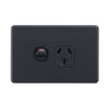 DETA S-Line Matt Black White Single PowerPoint