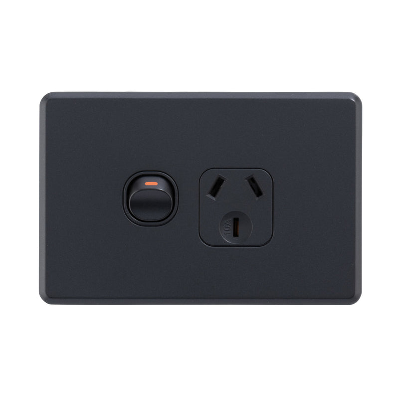 DETA S-Line Matt Black White Single PowerPoint