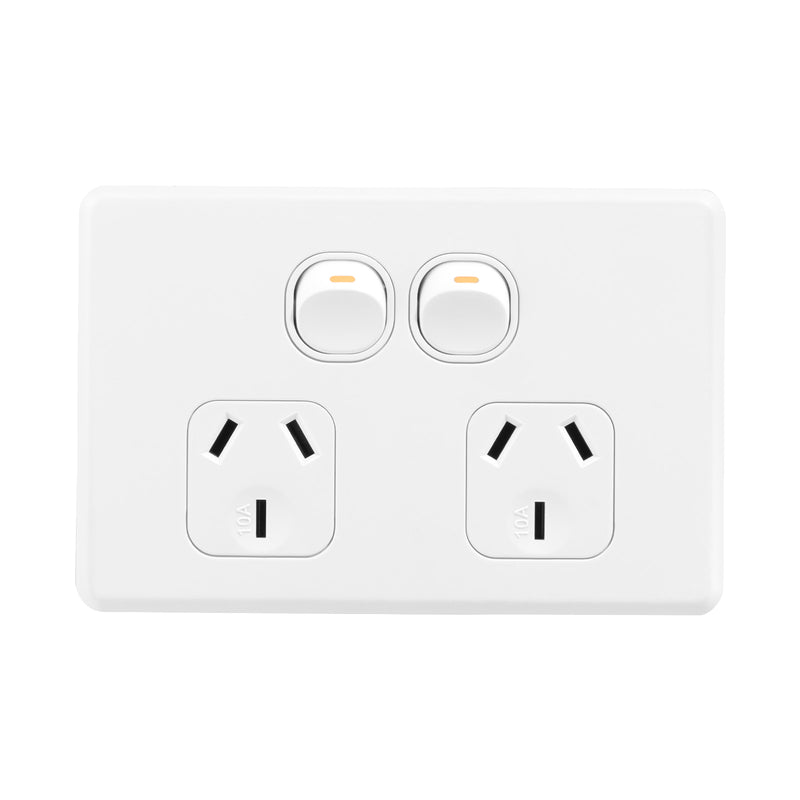 DETA S-Line Matt White Double PowerPoint