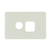 DETA S-Line Single Antique White PowerPoint Cover Plate
