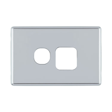 DETA S-Line Single Polished Chrome PowerPoint Cover Plate