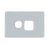 DETA S-Line Single Soft Grey PowerPoint Cover Plate