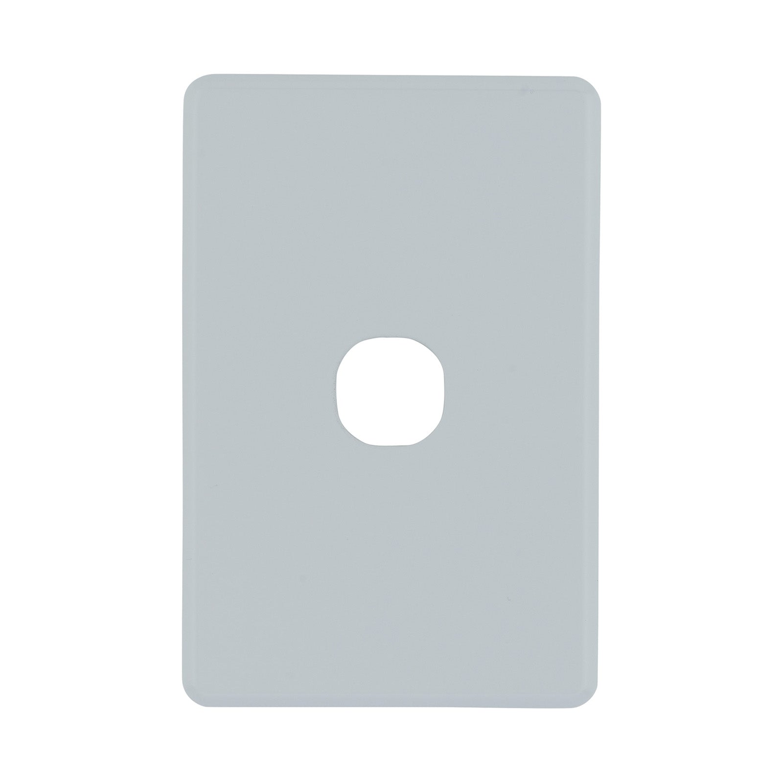 DETA Soft Grey S-Line 1 Gang Switch Cover Plate