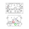 DETA Solid Plate Double PowerPoint  - 10 Pack
