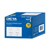 DETA Solid Plate Double PowerPoint  - 10 Pack