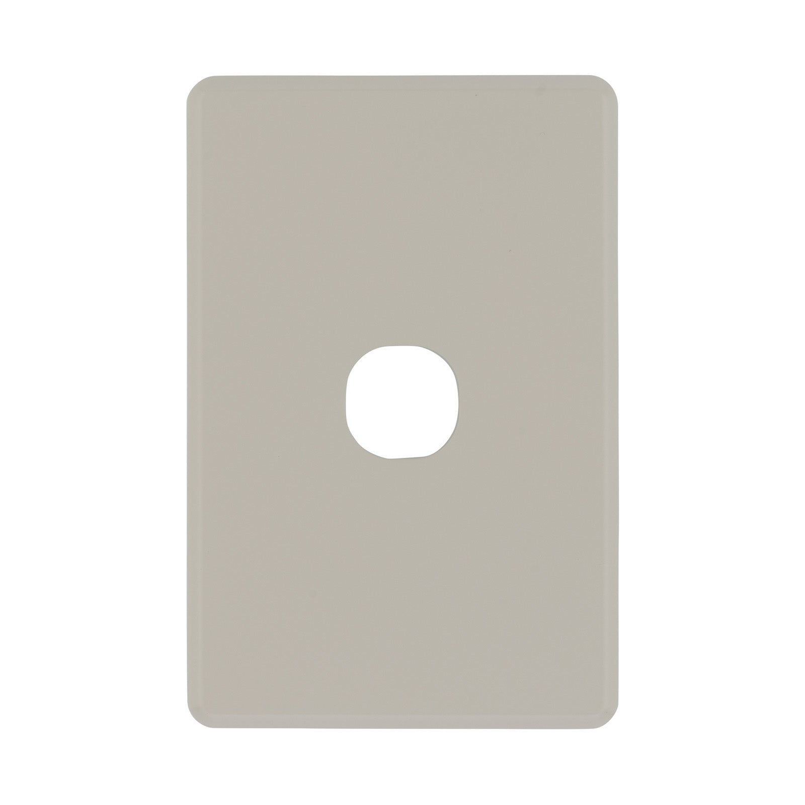 DETA Stone Taupe S-Line 1 Gang Switch Cover Plate