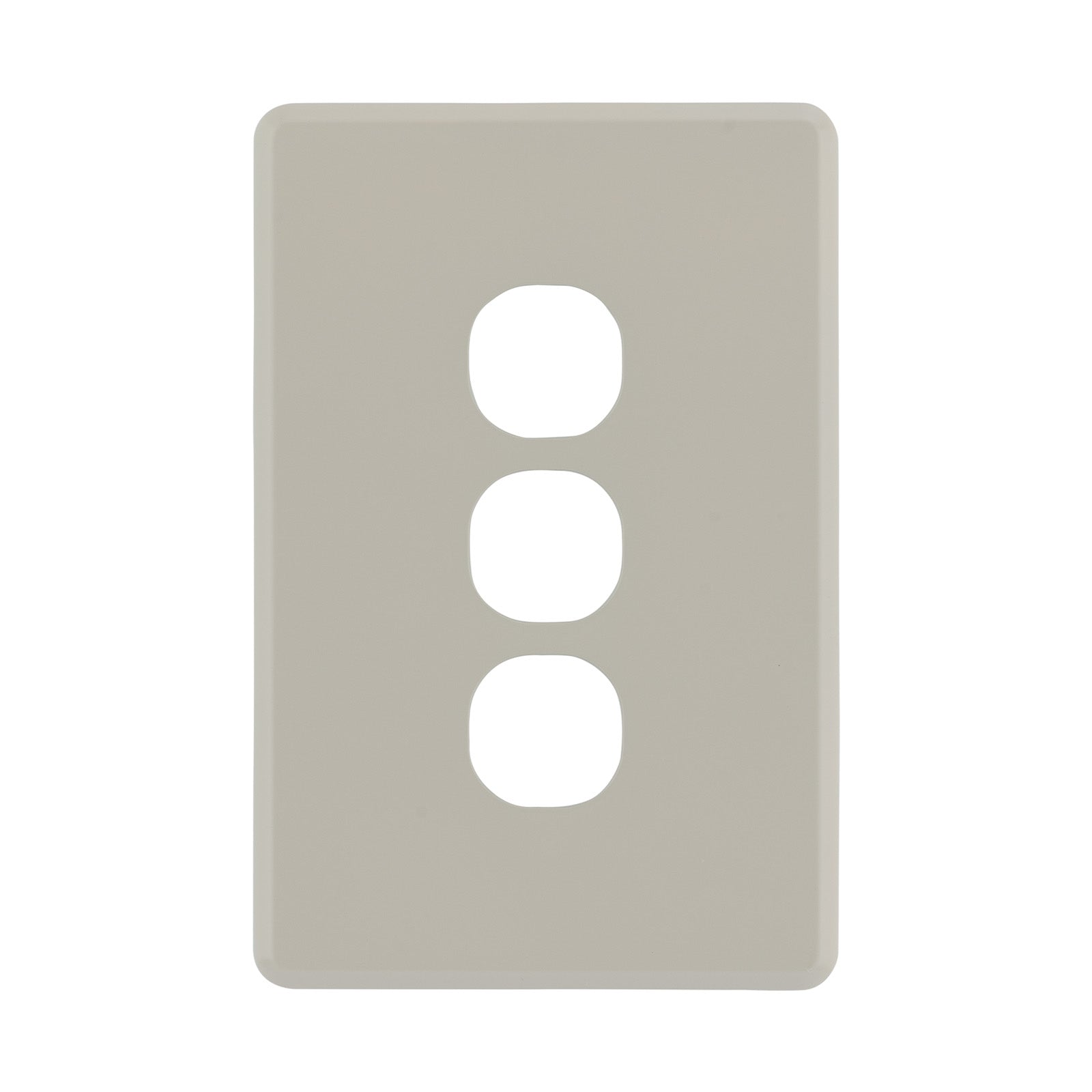 DETA Stone Taupe S-Line 3 Gang Switch Cover Plate