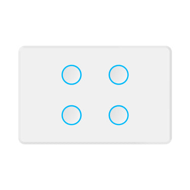DETA Touch Activated Quad Gang Light Switch