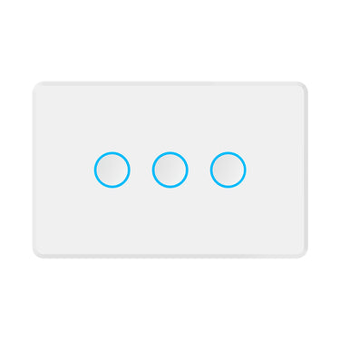 DETA Touch Activated Triple Gang Light Switch