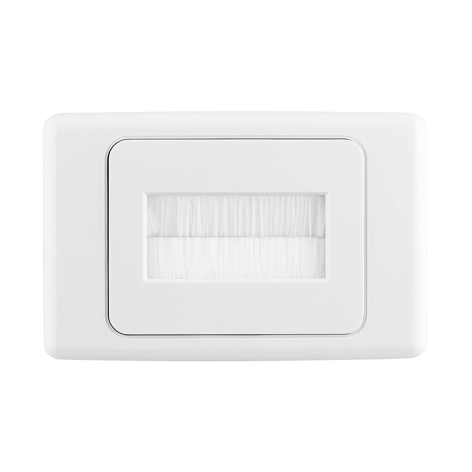 DETA White Brush Wall Cover Plate - Single Pack
