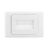 DETA White Brush Wall Cover Plate - Single Pack