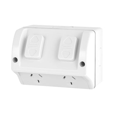 DETA White Double Weatherproof PowerPoint
