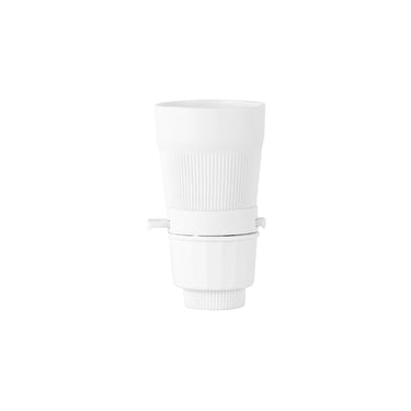 DETA White Push Bar Switch Lamp Holder