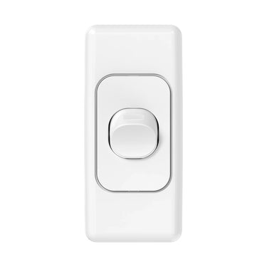 DETA White Single Architrave Switch