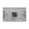 DETA White Single Solid Plate Switch